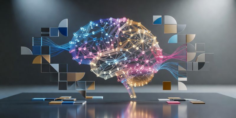 Brandmark.io neural color network and typographic layout system visual presentation